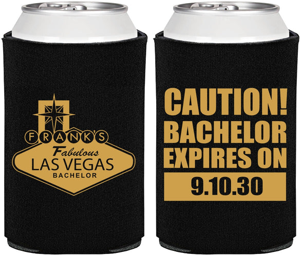 Personalized Bachelor Party Can Coolers - Las Vegas | 40056