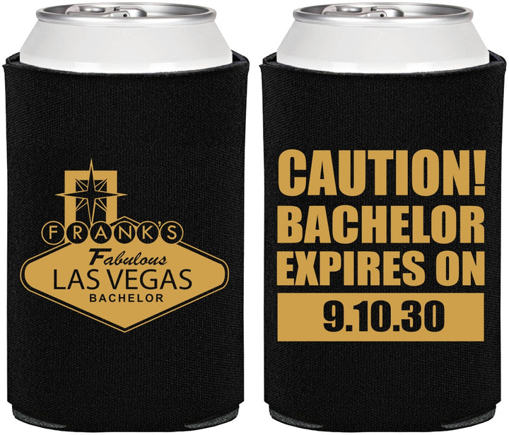 Personalized Bachelor Party Can Coolers - Las Vegas | 40056