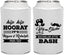 Personalized Bachelor Party Can Coolers - Wig Or Stache | 40058