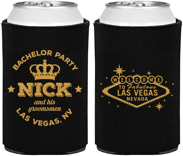 Personalized Bachelor Party Can Coolers - Last Vegas | 40059