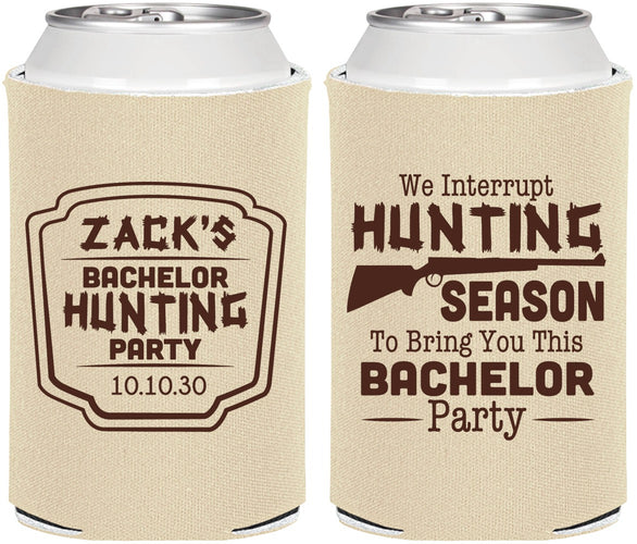 Personalized Bachelor Party Can Coolers - Hunting Season | 40063