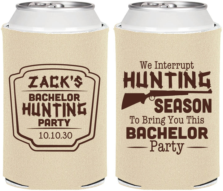 Personalized Bachelor Party Can Coolers - Hunting Season | 40063