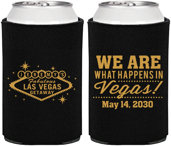 Personalized Bachelor Party Can Coolers - Las Vegas | 40066