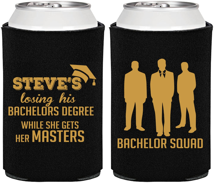 Personalized Bachelor Party Can Coolers - Squad | 40068