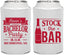 Personalized Bachelor Party Can Coolers - Stock The Bar | 40073