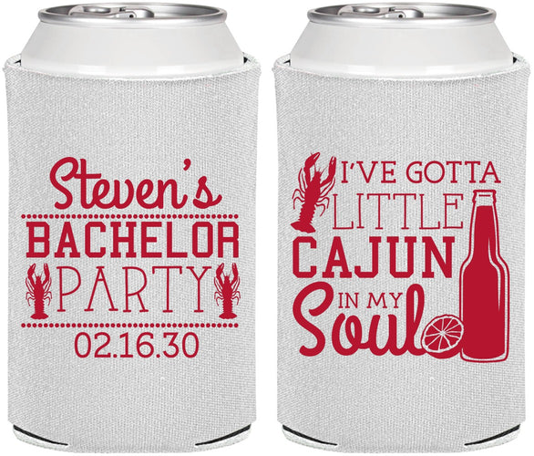 Personalized Bachelor Party Can Coolers - Cajun In My Soul | 40078
