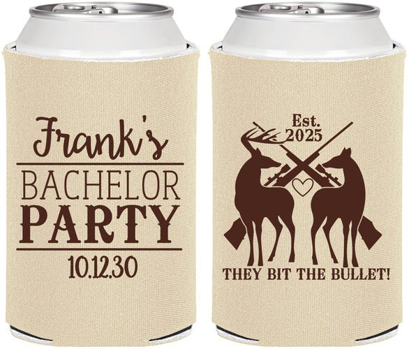 Personalized Bachelor Party Can Coolers - Hunting | 40083