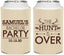 Personalized Bachelor Party Can Coolers - Hunt Is Over | 40084
