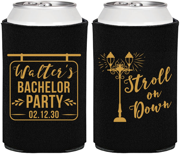 Personalized Bachelor Party Can Coolers - Mardi Gras | 40092