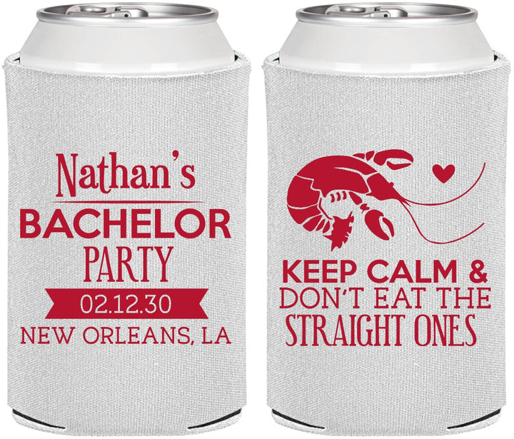 Personalized Bachelor Party Can Coolers - Crawfish Boil | 40094