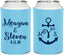 Personalized Wedding Can Coolers - Monogram Nautical | 414