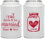 Personalized Wedding Can Coolers - Mason Jar | 415