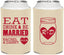 Personalized Wedding Can Coolers - Eat Drink Be Married | 417