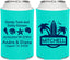 Personalized Wedding Can Coolers - Sandy Toes Salty Kisses | 419