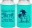 Personalized Wedding Can Coolers - Beach | 423