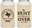 Personalized Wedding Can Coolers - The Hunt Is Over | 426