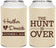 Personalized Wedding Can Coolers - The Hunt Is Over | 427
