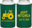 Personalized Wedding Can Coolers - Just Hitched Tractor | 429