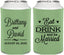 Personalized Wedding Can Coolers - Eat Drink Be Married | 430