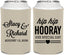 Personalized Wedding Can Coolers - Hip Hop Hooray | 436