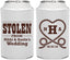 Personalized Wedding Can Coolers - Stolen Monogram | 474