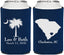 Personalized Wedding Can Coolers - Palmetto Tree | 476