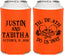 Personalized Wedding Can Coolers - Til Death Do Us Part | 485