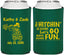 Personalized Wedding Can Coolers - Tractor Hitchin | 489