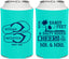 Personalized Wedding Can Coolers - Sandy Feet Salty Kisses | 490
