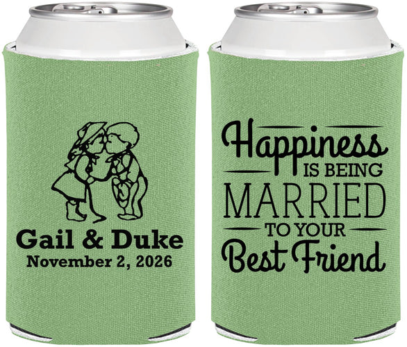 Personalized Wedding Can Coolers - Best Friend | 499