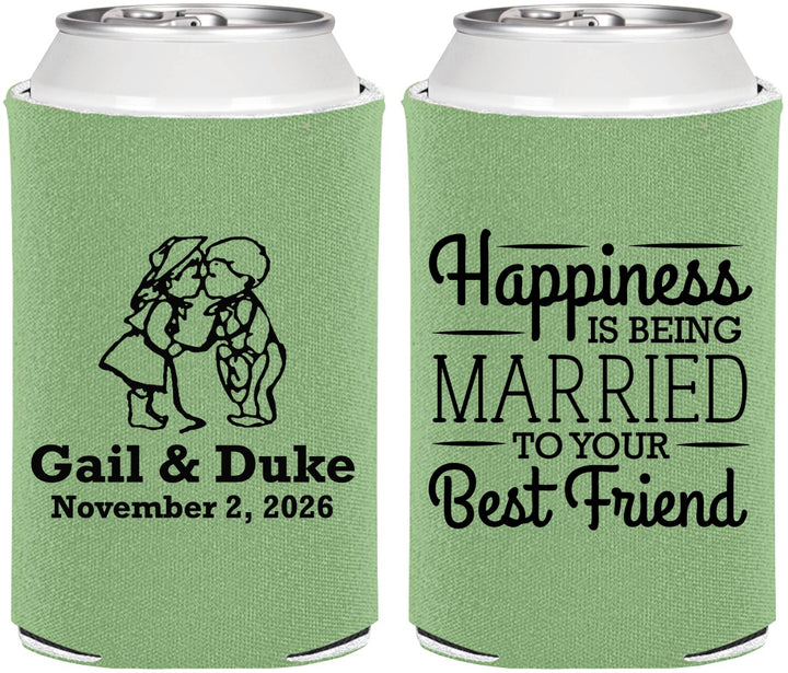 Personalized Wedding Can Coolers - Best Friend | 499