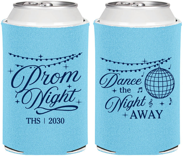 Personalized Prom Can Coolers - Dance The Night Away | 50001