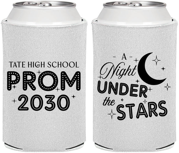 Personalized Prom Can Coolers - A Night Under The Stars | 50004