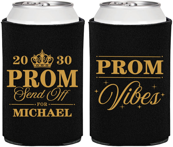 Personalized Prom Can Coolers - Send Off | 50005