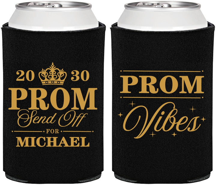 Personalized Prom Can Coolers - Send Off | 50005