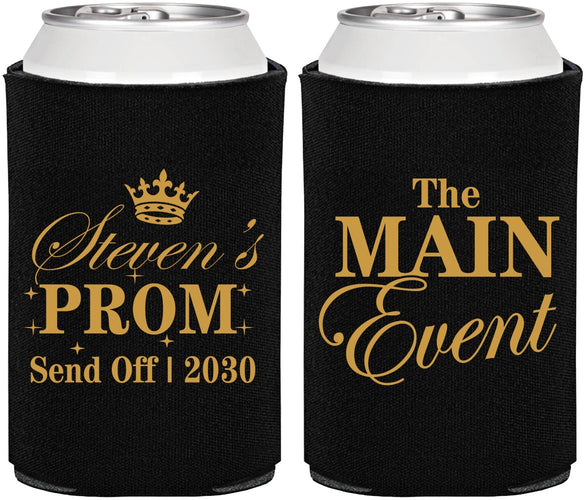 Personalized Prom Can Coolers - Send Off | 50008