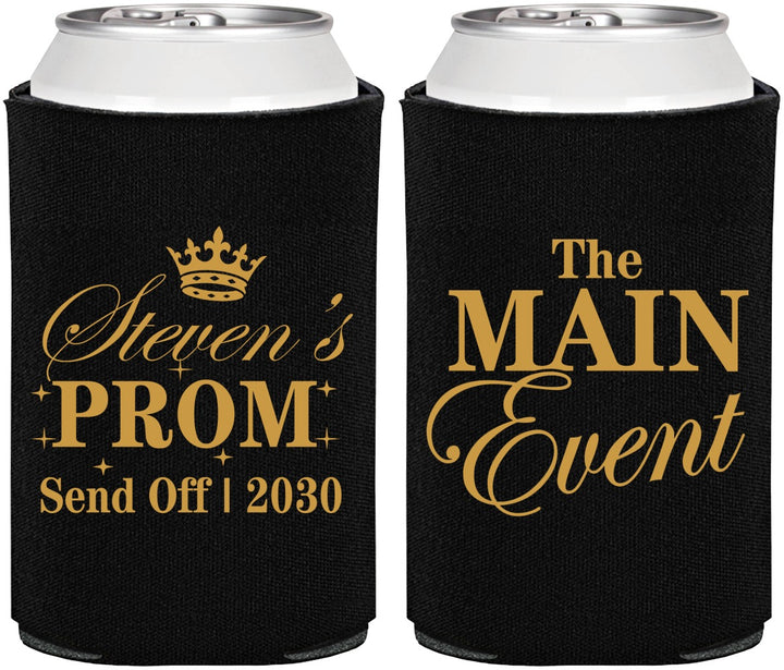 Personalized Prom Can Coolers - Send Off | 50008