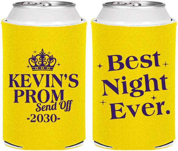 Personalized Prom Can Coolers - Send Off | 50009
