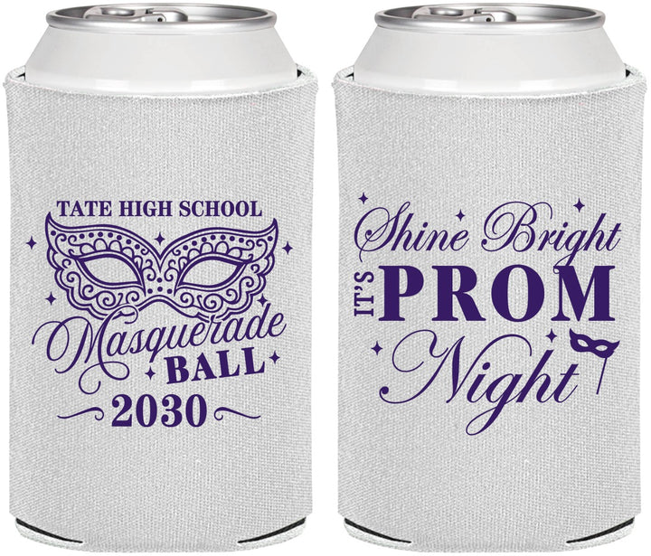 Personalized Prom Can Coolers - Masquerade Ball | 50010