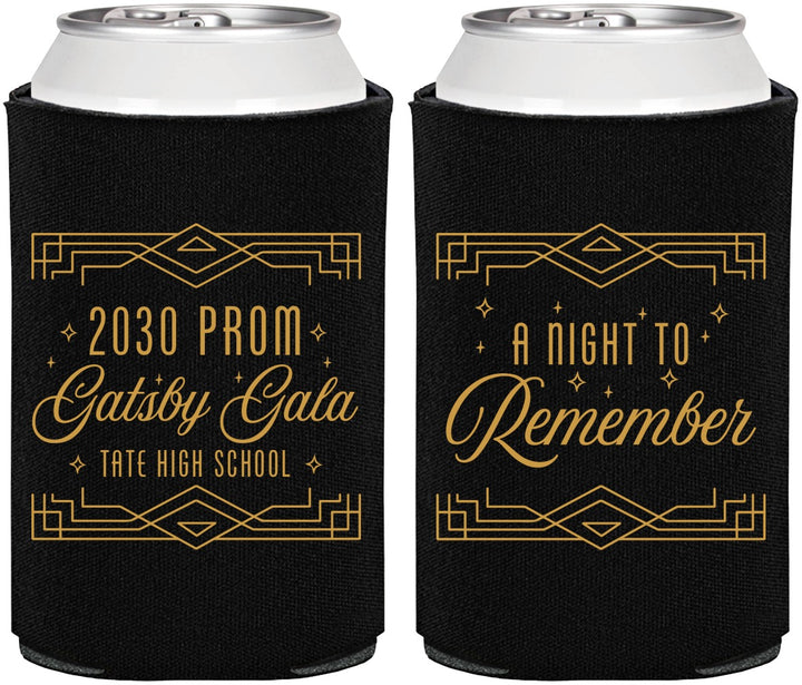 Personalized Prom Can Coolers - Gatsby Gala | 50012