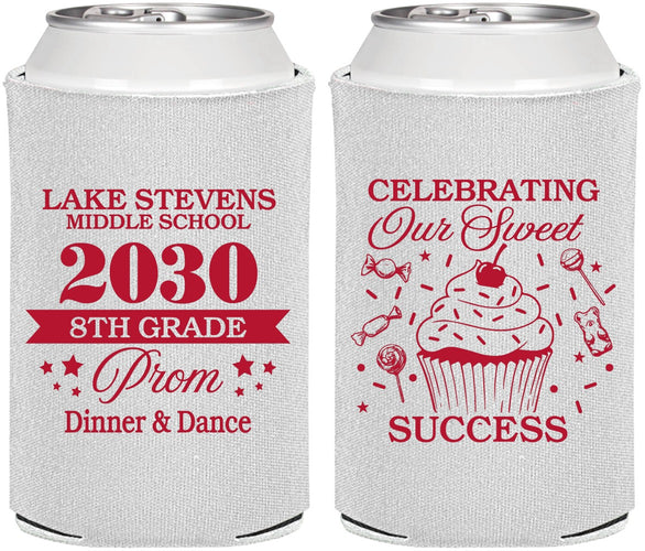 Personalized Prom Can Coolers - 8th Grade Dance | 50013