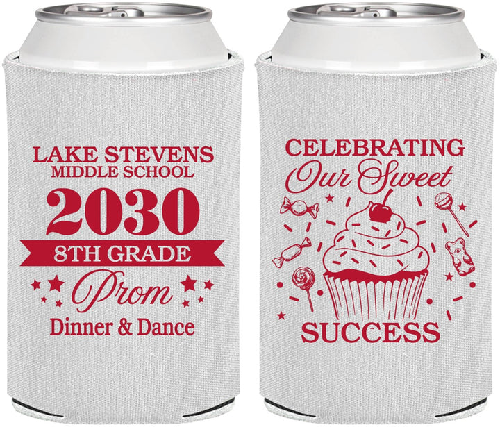 Personalized Prom Can Coolers - 8th Grade Dance | 50013