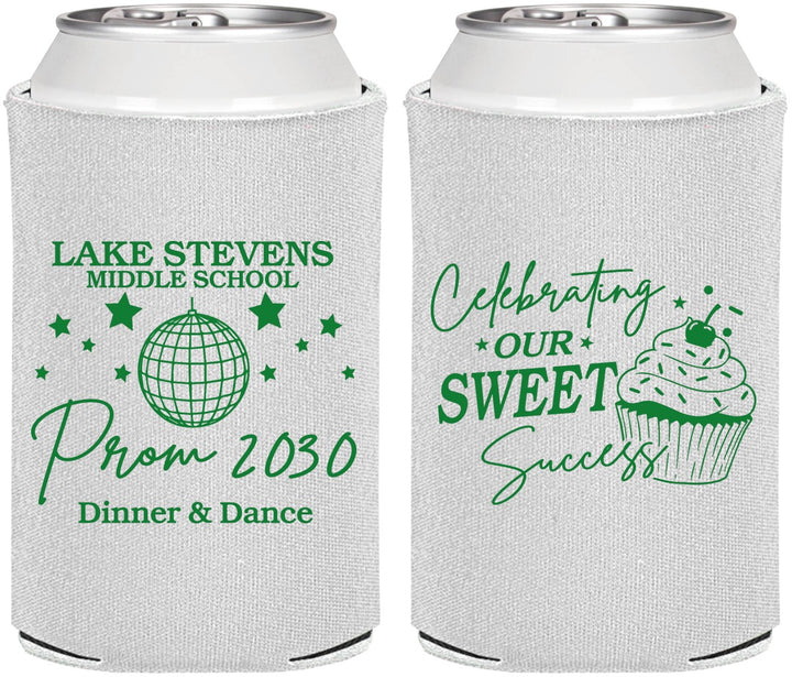 Personalized Prom Can Coolers - Middle School Dance | 50014