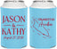 Personalized Wedding Can Coolers - Aruba | 504