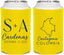 Personalized Wedding Can Coolers - Colombia | 516
