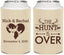 Personalized Wedding Can Coolers - The Hunt Is Over | 554