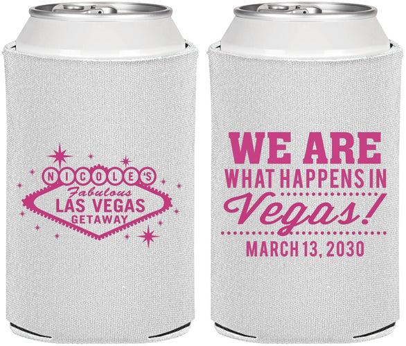 Personalized Bachelorette Can Coolers - Las Vegas | 60029