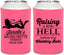 Personalized Bachelorette Can Coolers - Raising A Little Hell | 60030