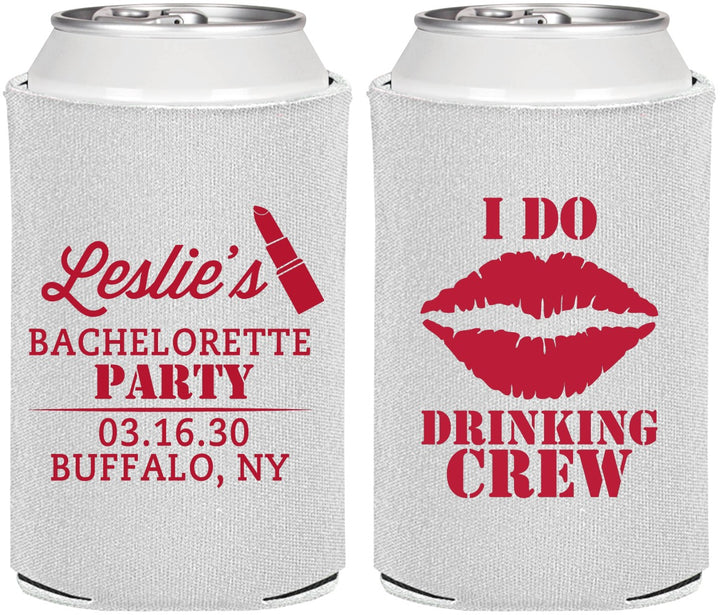 Personalized Bachelorette Can Coolers - I Do Drinking Team | 60031