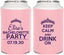 Personalized Bachelorette Can Coolers - Keep Calm Drink On | 60036
